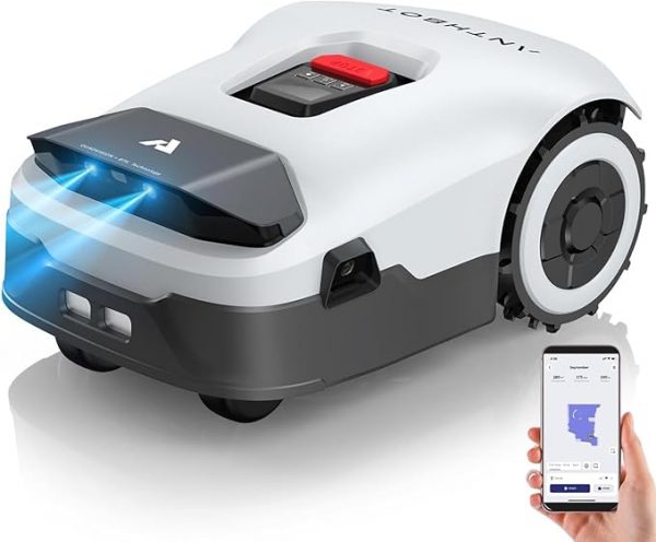 Yorvanta Robot Lawn Mower - No Wire, 0.9 Acre