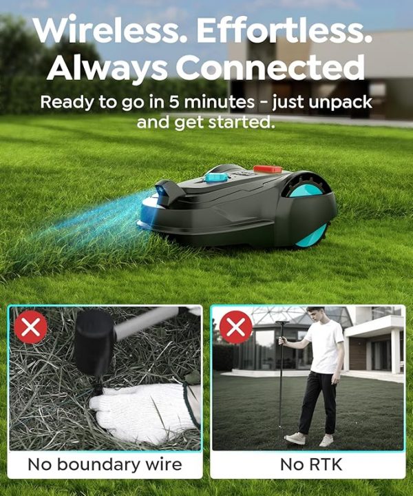 Yorvanta M800Plus GPS Robot Lawn Mower - Image 2